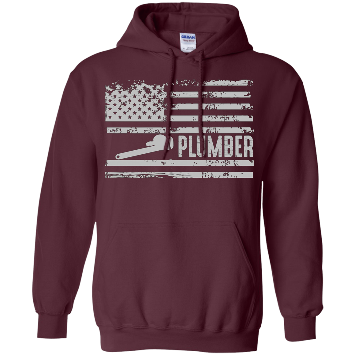 American Plumber United States Flag Gift T-Shirt