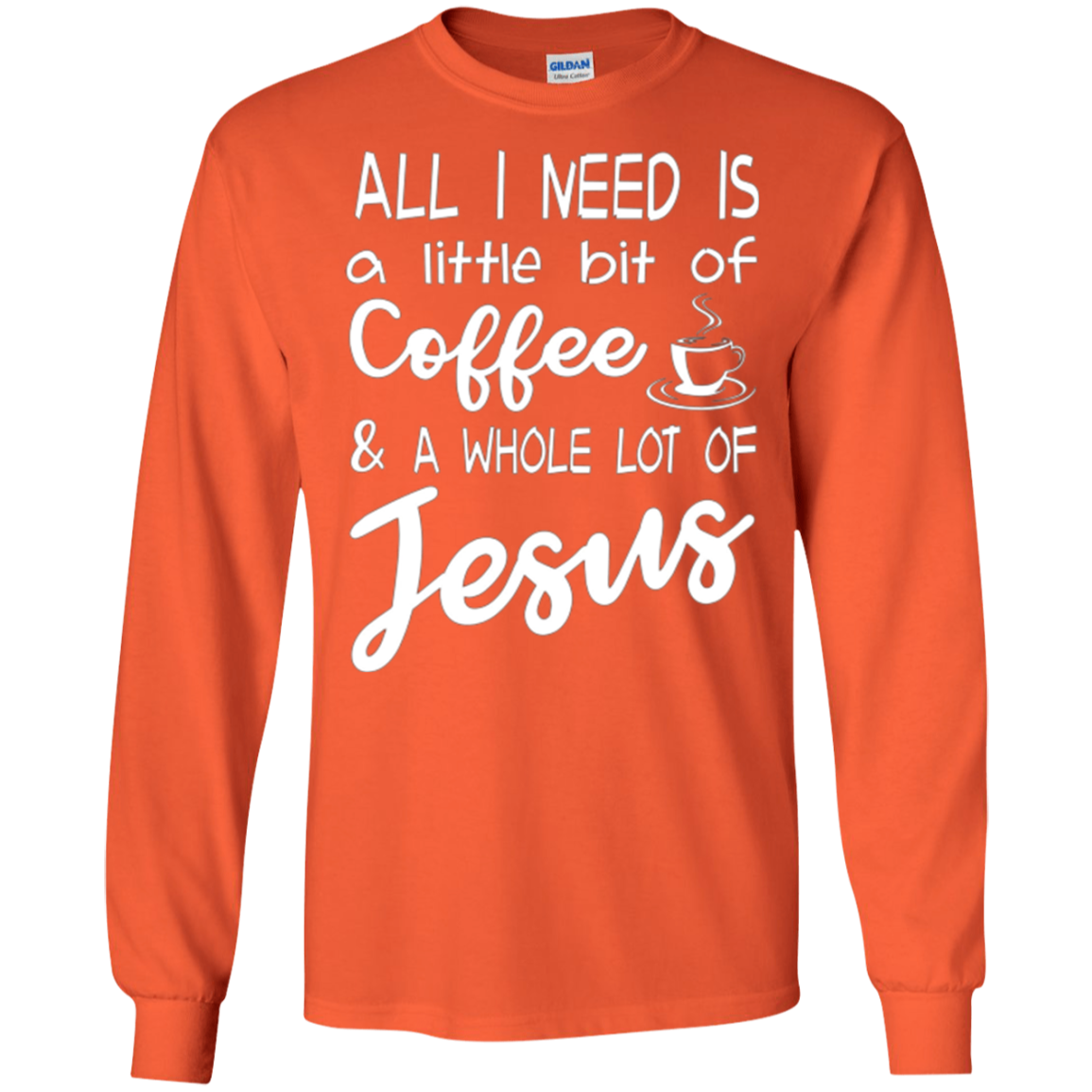 J'ai juste besoin d'un café et d'une chemise de Jésus.