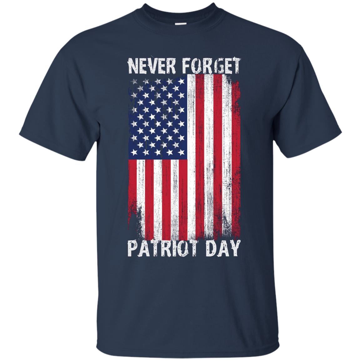 American Flag Never Forget 9/11 T-Shirt - Patriot Day Tee