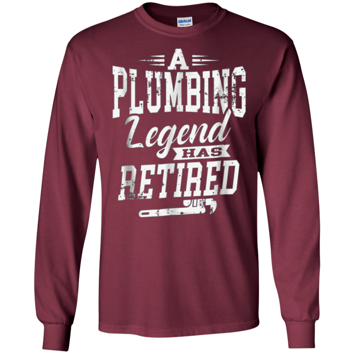 A Plumbing Legend Has Retired T-Shirt Funny Gift Plumber