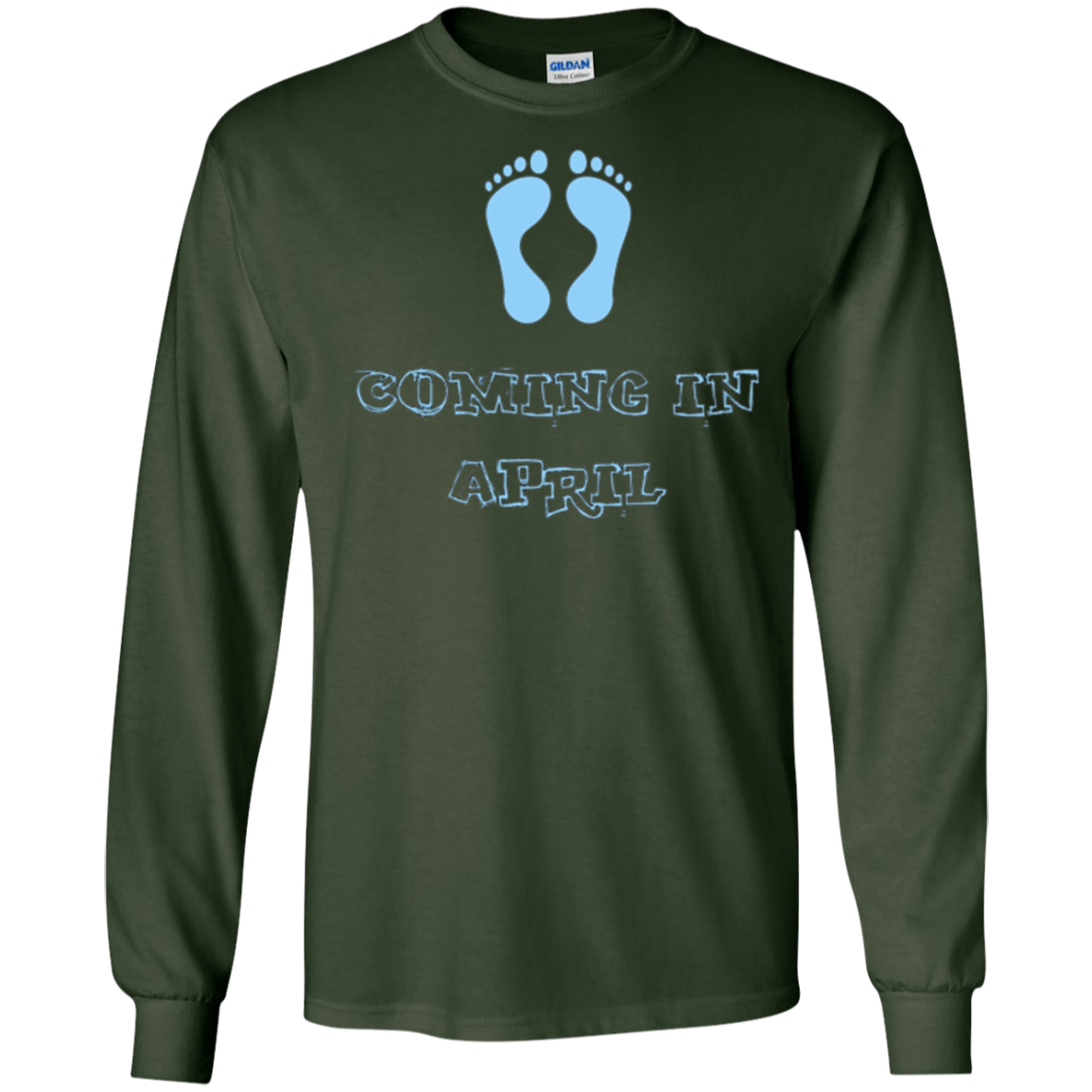 April Due Date Pregnancy Announcement T-Shirt