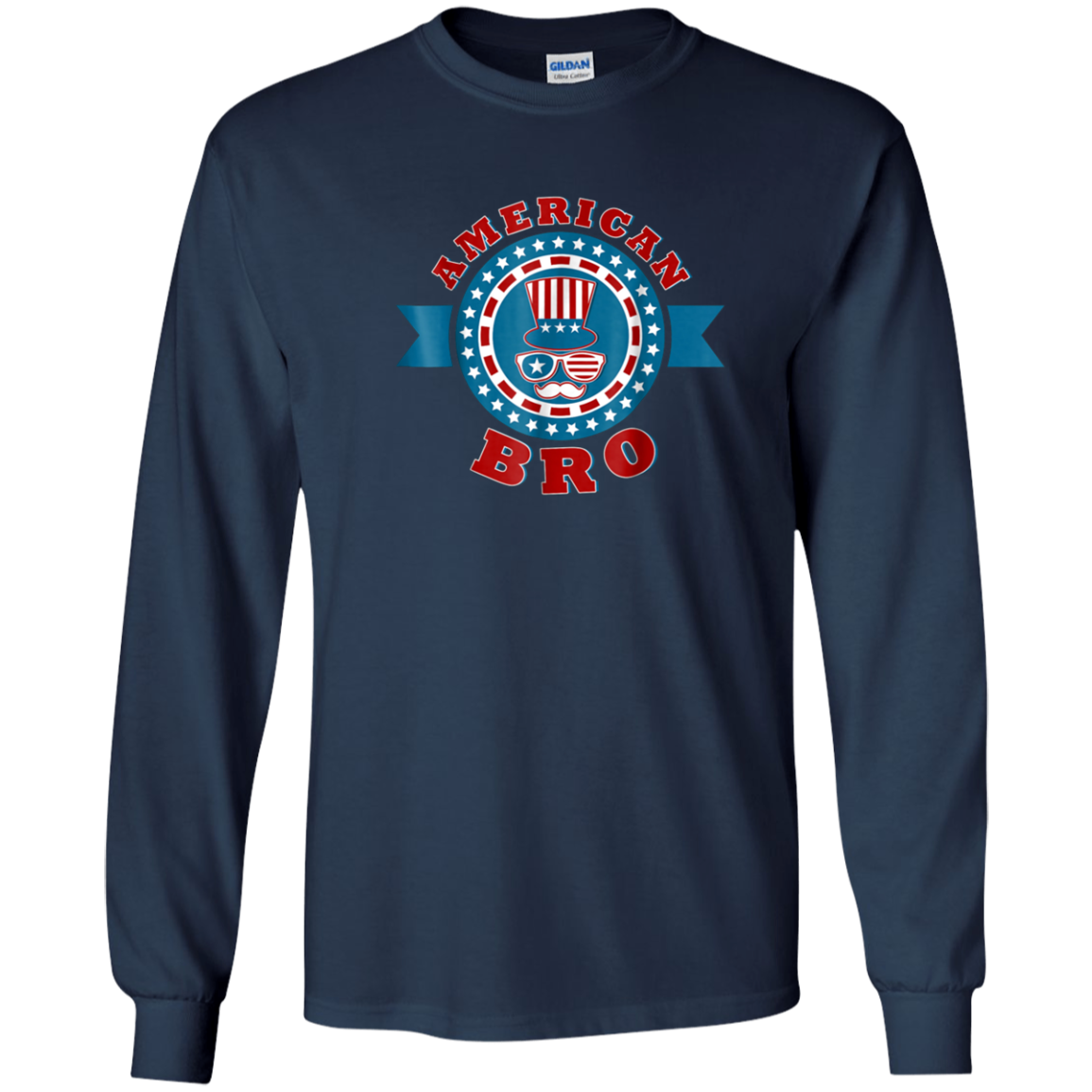 4th of July T-Shirt - Proud Fourth of July American Bro Tee