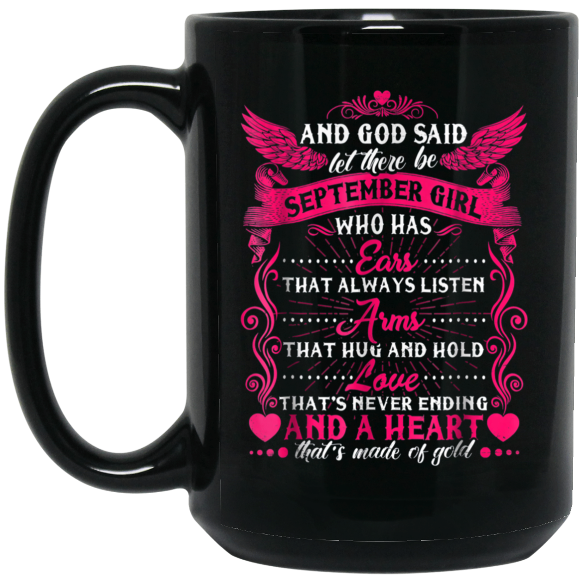 And God Said Let There Be September Girl T-shirt