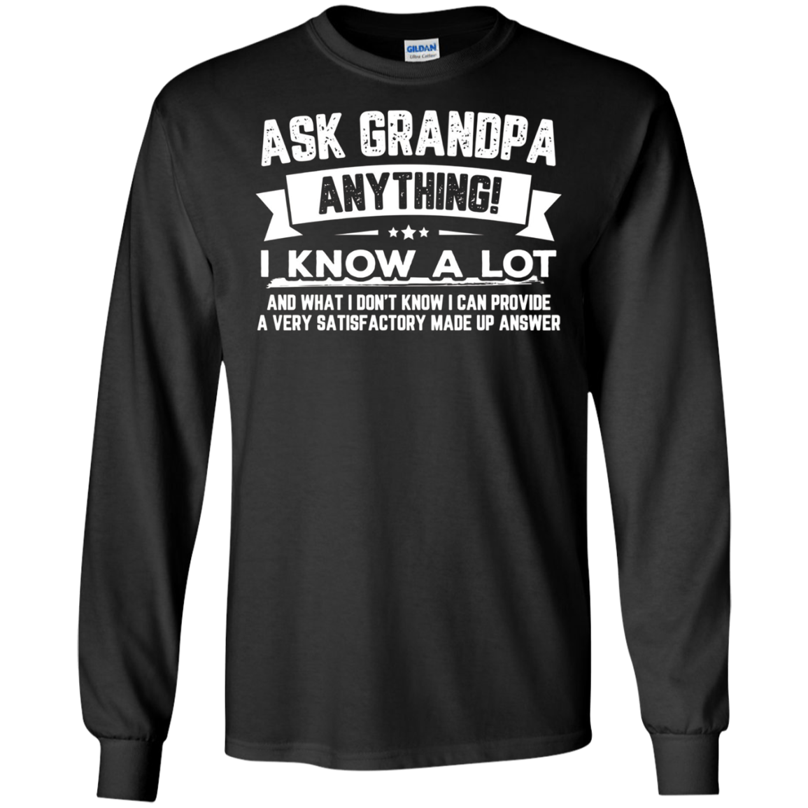 Ask Grandpa Anything Funny Father's Day T-Shirt Gift Smart