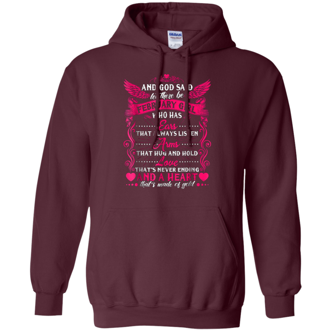 And God Said Let There Be February Girl T-shirt
