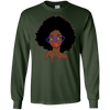 Image of Afro Art Natural Hair T-shirt pour femmes noires