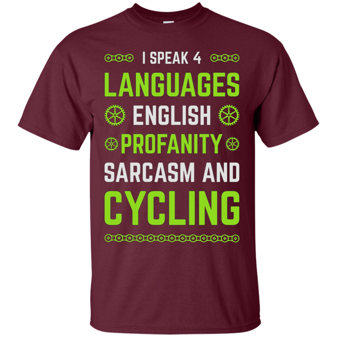 Sarcastic Bicycle Cycling Novelty T-shirt Passionate Cyclist