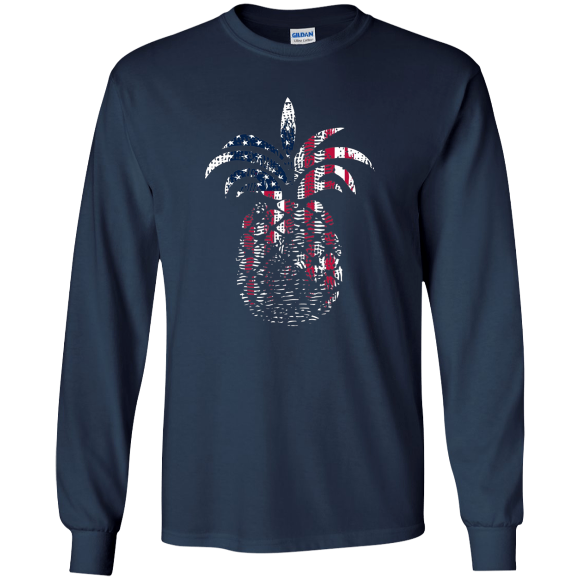 American Flag Pineapple 4th Of July Party T Shirt