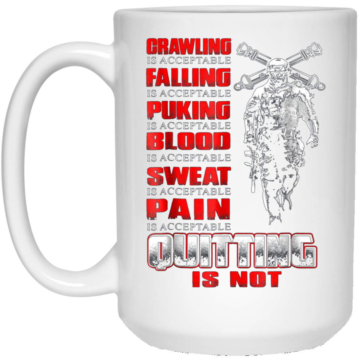 Artilleryman T-shirt , Quitting Is Not