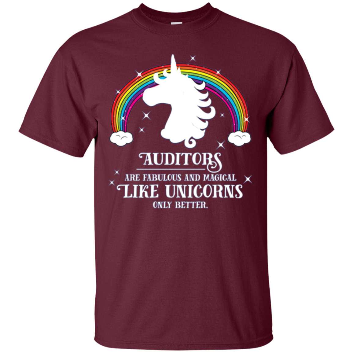 Auditors Fabulous Magical Unicorns Funny Long Sleeve Shirt
