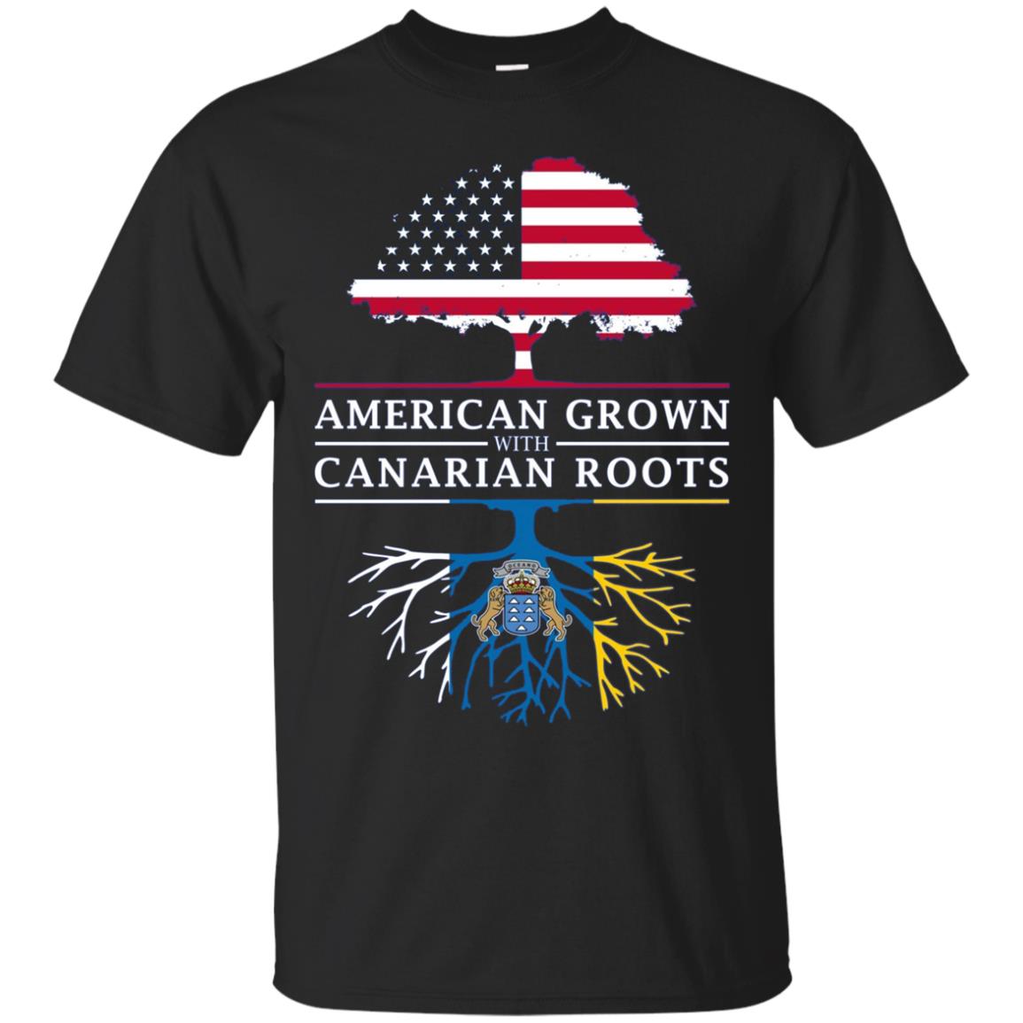 American Grown with Canarian Roots - Canary Islands Shirt