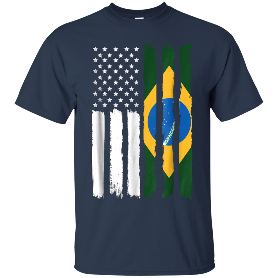 American Brazil Patriotic Flag T-shirt