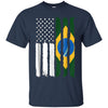 Image of American Brazil Patriotic Flag T-shirt