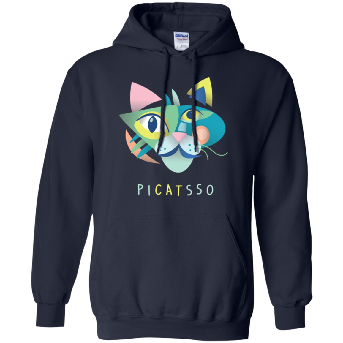 Artist & Art Teacher Shirt: Picatsso, Funny Abstract Cat Art