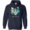 Image of Artist & Art Teacher Shirt: Picatsso, Funny Abstract Cat Art