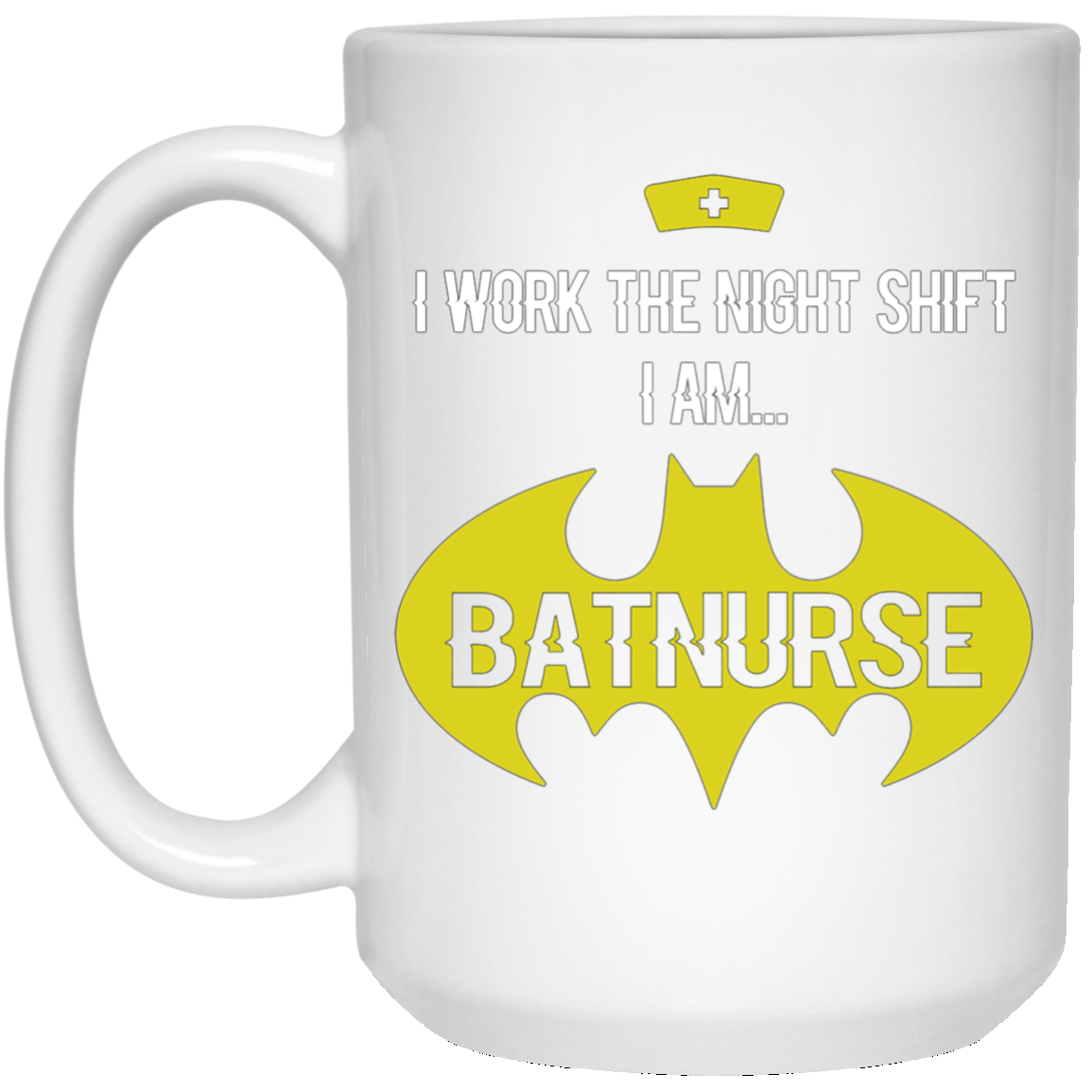 Adult Nurse T-Shirt Am Bat Nurse I Work The Night Shift Shirt