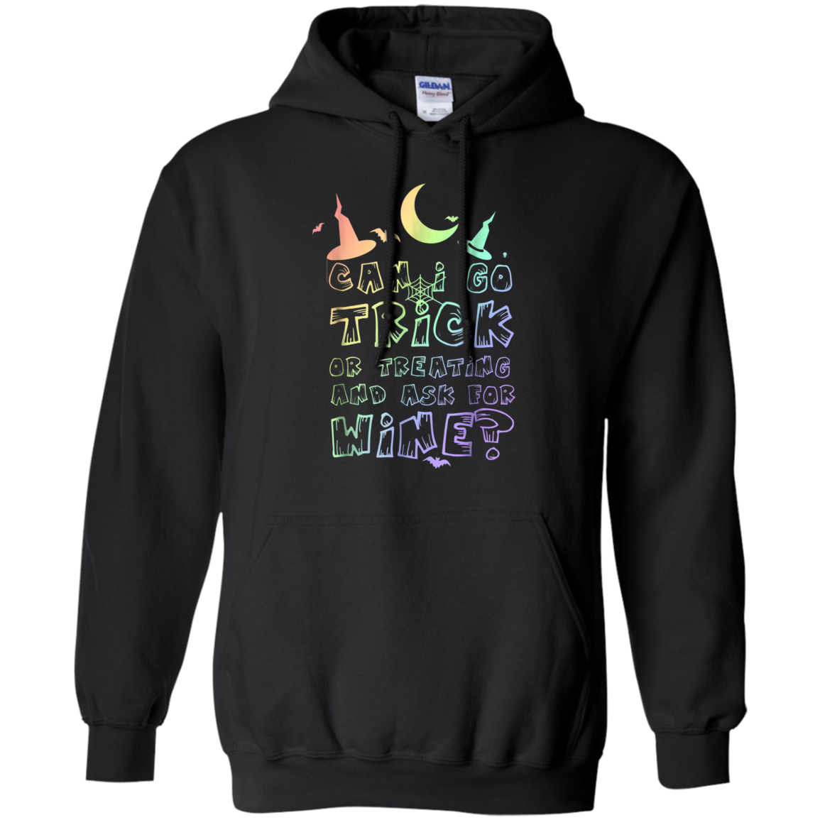 Adult Trick Or Treating For Wine Rainbow T-Shirt