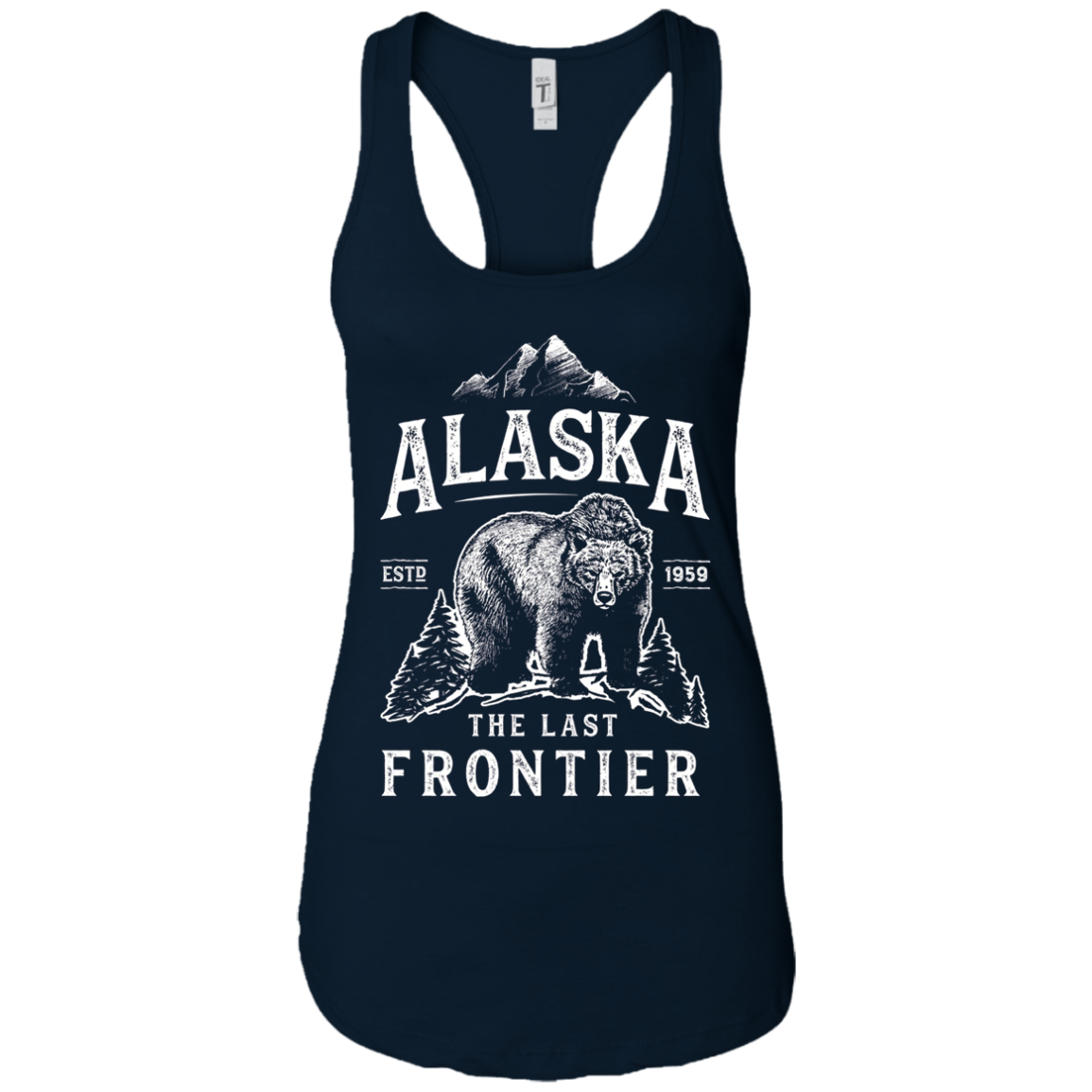 Alaska T Shirt The Last Frontier Bear Home Men Women Gifts