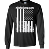 Image of American Flag No One Fights Alone Pride Ems Police T-Shirt