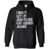 Image of Alzheimer's Awareness Tee For Grandfather Purple Ribbon Tees