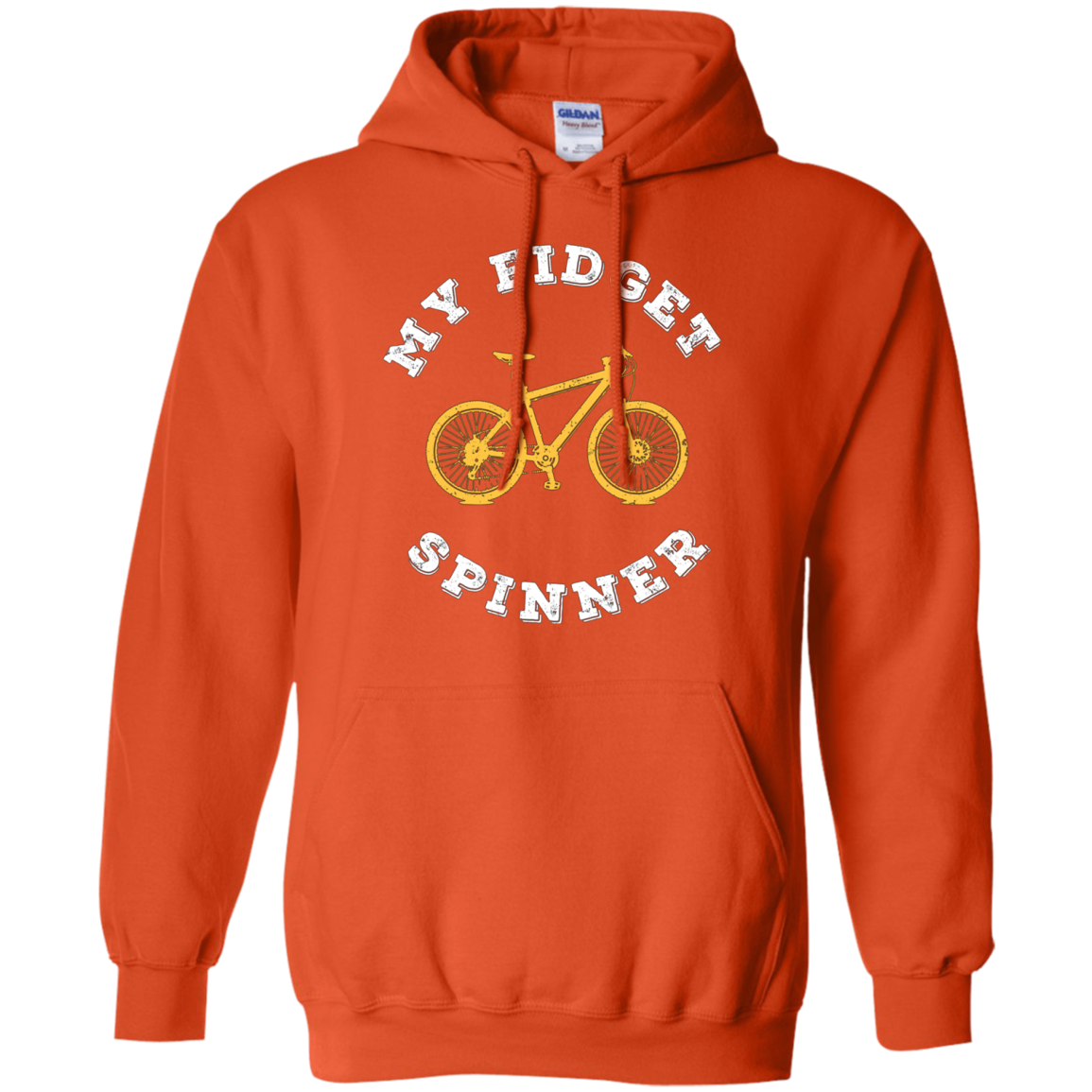 Bike Lover Funny Tshirt - My Fidget Spinner Tee Shirt