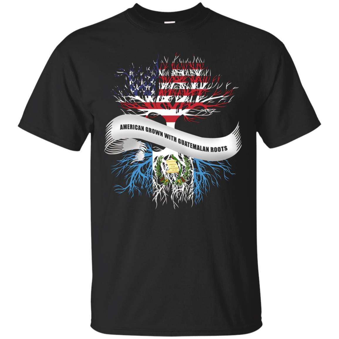 American Grown With Guatemalan Roots T-Shirt Guatemala Tee