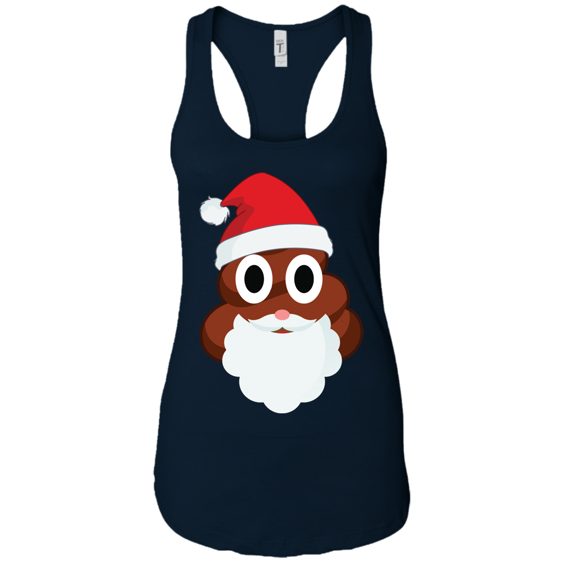 Santa Poop Emoji Funny Christmas Shirt
