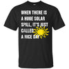 Image of A Huge Solar Spill, Nice Day