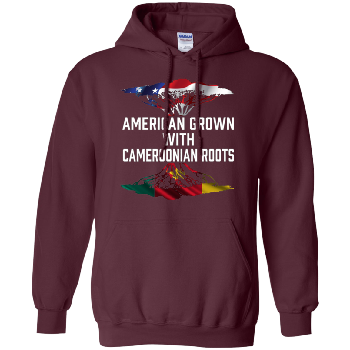 American Grown with Cameroonian Roots T Shirt Cameroon Home
