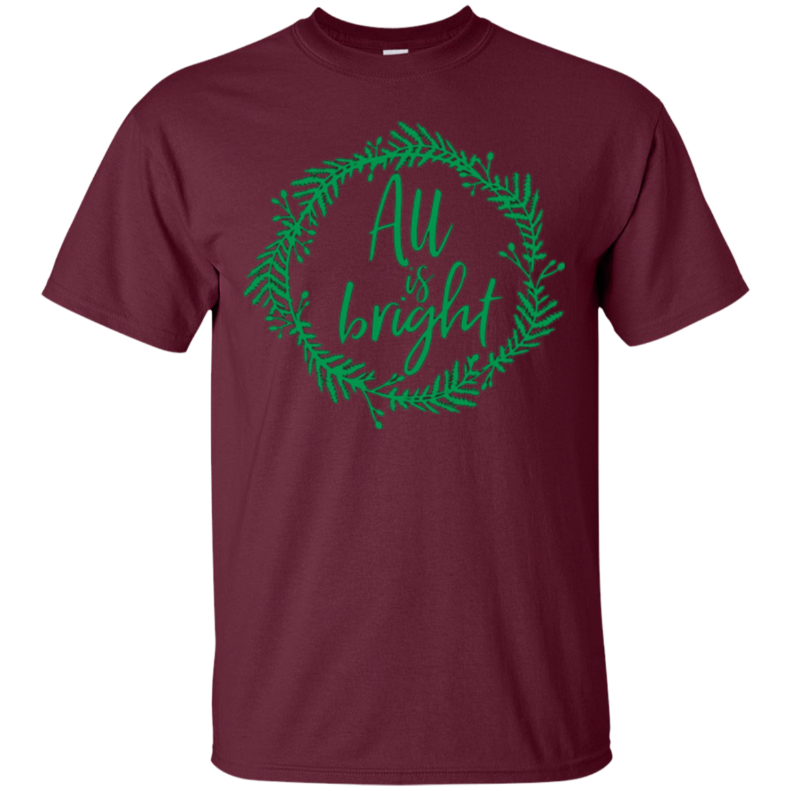 All is Bright Christmas Joy Caroling Holiday Christian Shirt