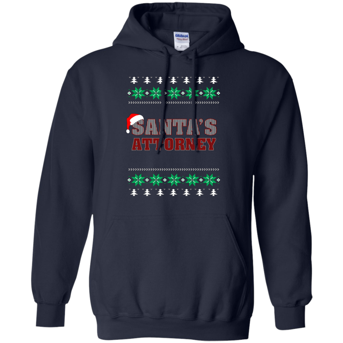 Santa's Attorney TShirt-Funny Ugly Christmas Sweater Tee