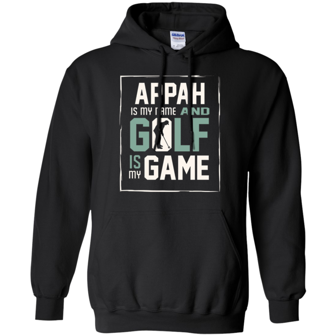 Appah My Name Golf My Game Golfing Shirt