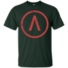 Image of Ancient Greece Spartan Lambda Distressed T-Shirt