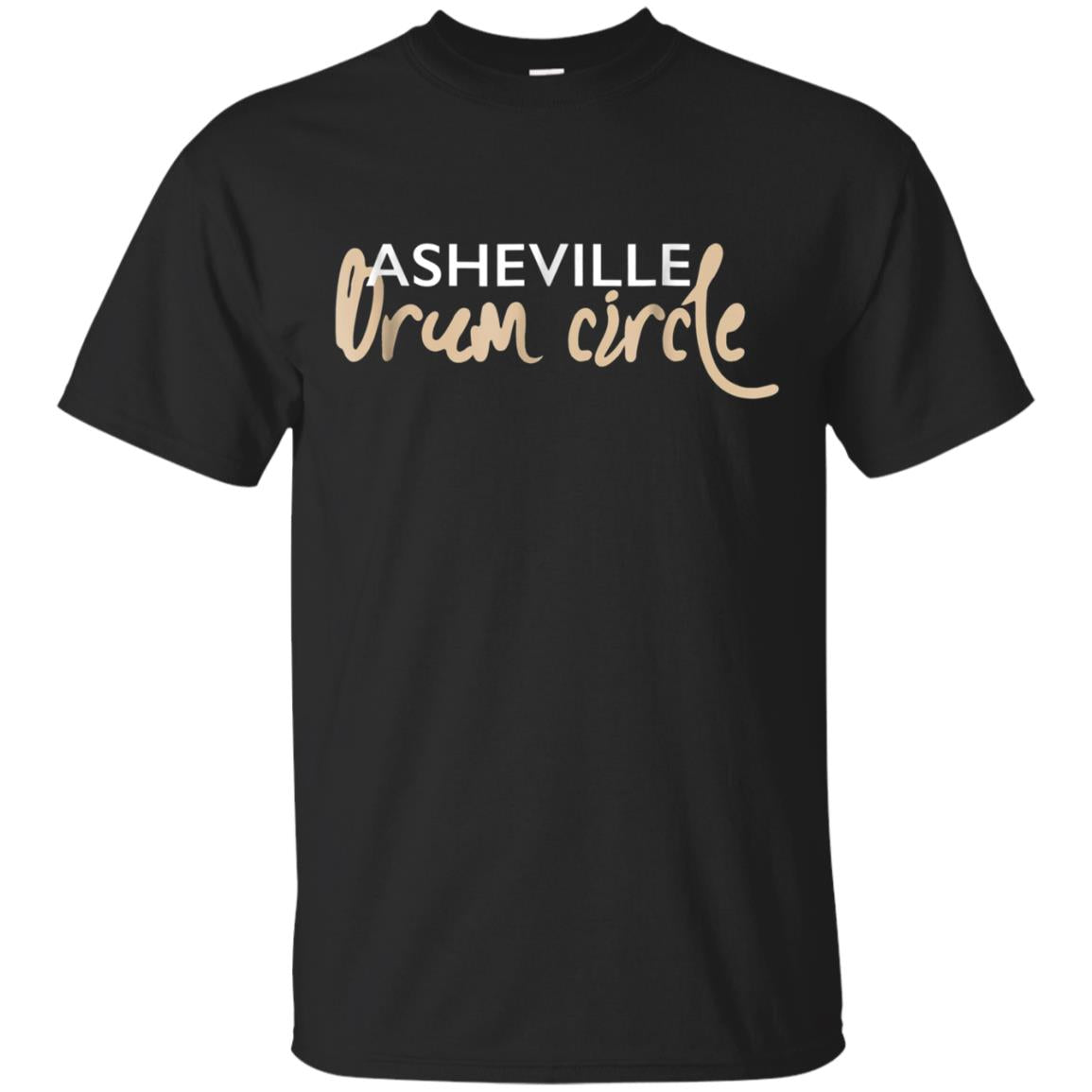 Tee-shirt de cercle de tambour d'Asheville Asheville chemise de Caroline du Nord