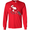 Image of Santa Motorcycle T-Shirt | Funny Christmas Bike Shirt