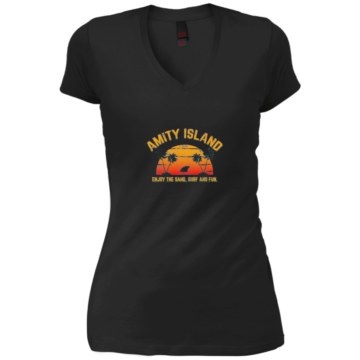 "Enjoy the Sand, Surf and Fun on Amity Island" Vintage Tee