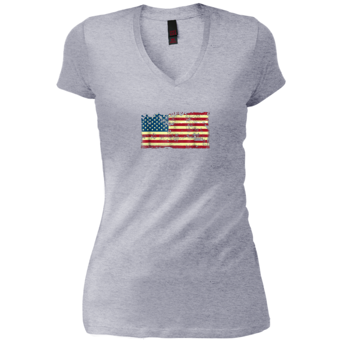 American Vintage Tattered Flag patriotic tee shirt