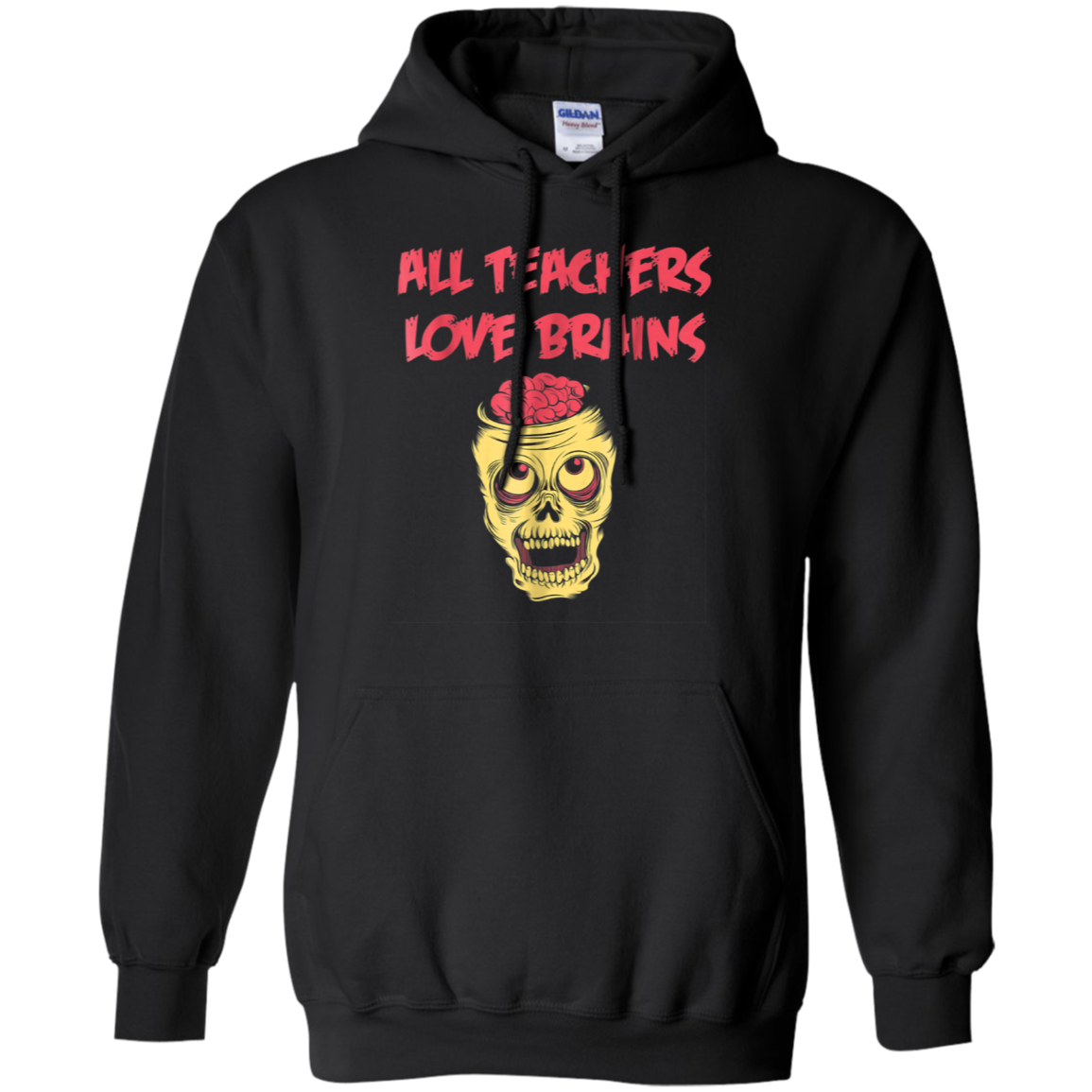 Funny Halloween Teacher All Teachers Love Brains T Shirt
