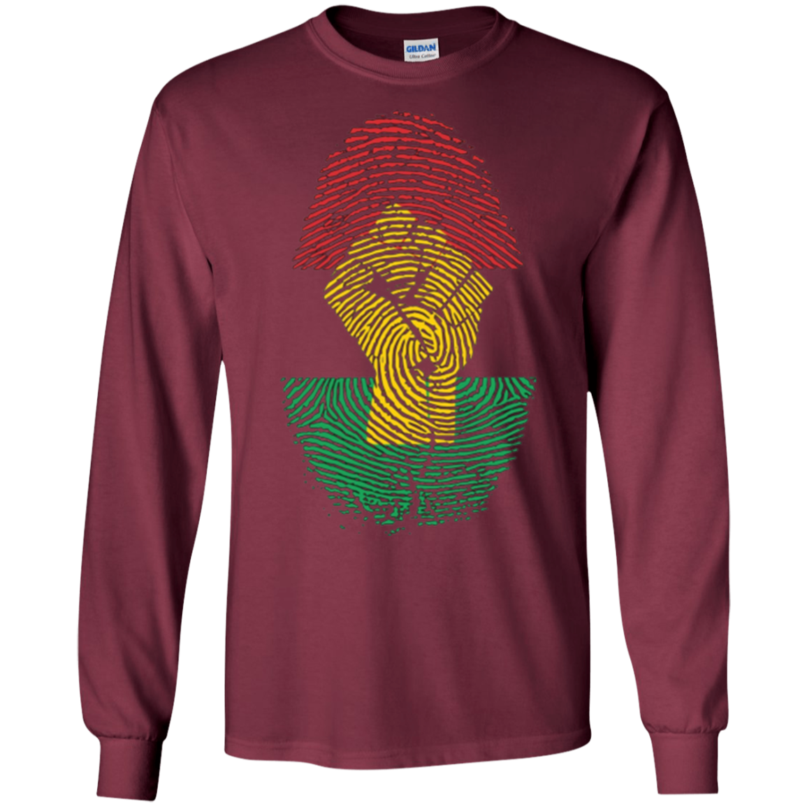 African Pride Fingerprint Black History T-Shirt