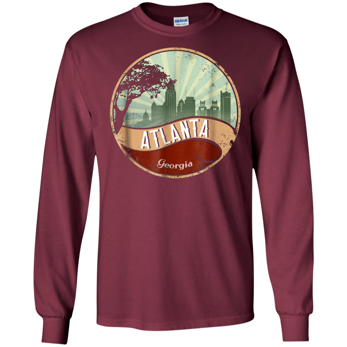 Atlanta Vintage Retro Design City Style T-Shirt