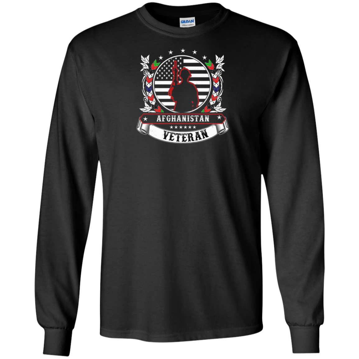 Afghanistan Veteran T-Shirt Military Combat Veteran Shirt