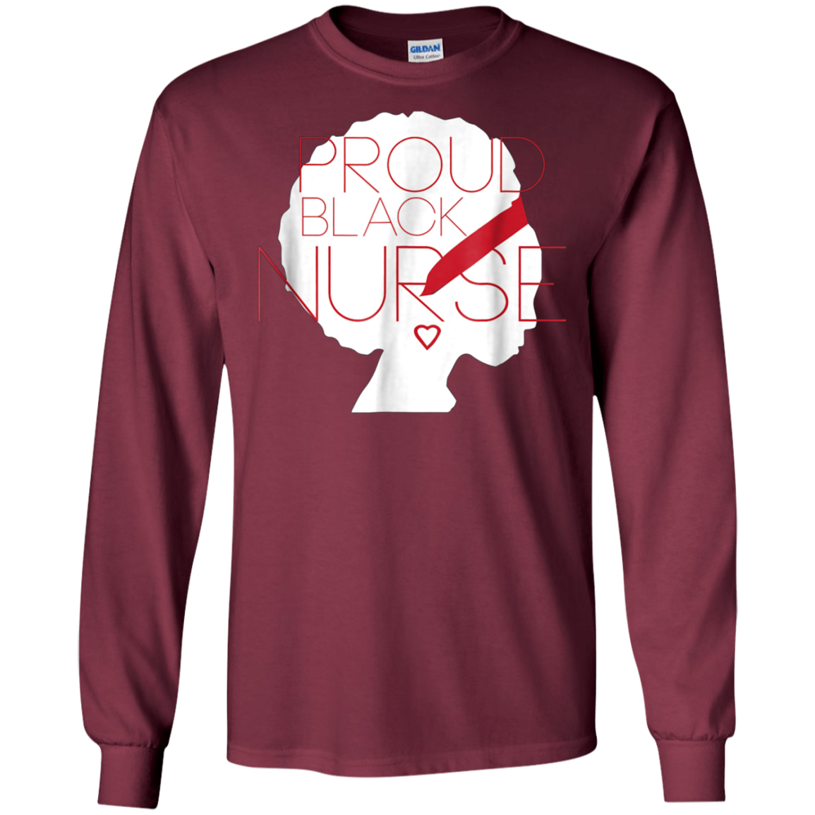 African American Proud Black Nurse T-Shirt LPN RN Gifts Her