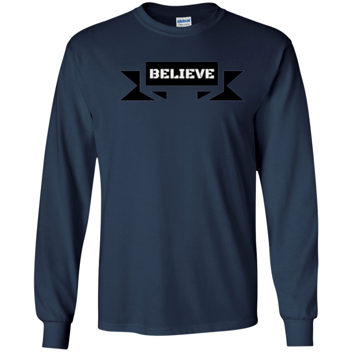 "Believe" Faith Commitment Motivational Drive T-Shirt