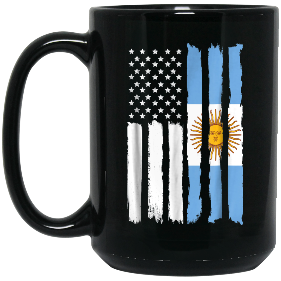 American Argentina Patriotic Flag T-shirt