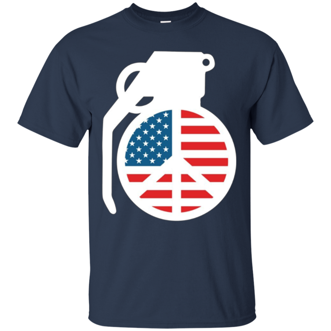 America Peace Grenade - Military Freedom Shooting Gun TShirt