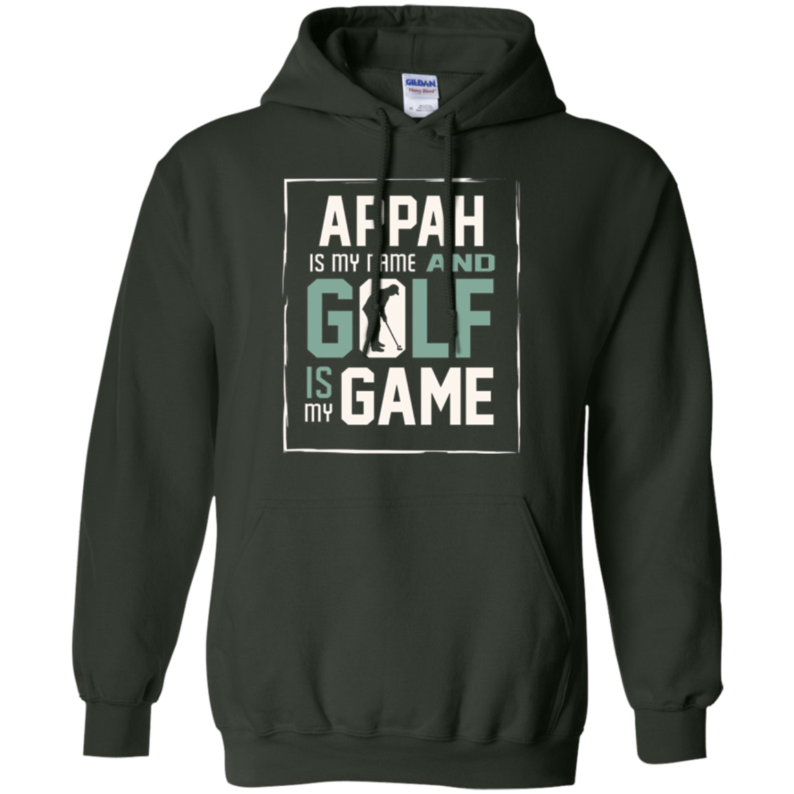 Appah My Name Golf My Game Golfing Shirt