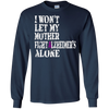 Image of Alzheimer's Awareness T-Shirt For Mothers Purple Ribbon Tee