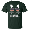 Image of "Meowrica" Patriotic Cat T-Shirt