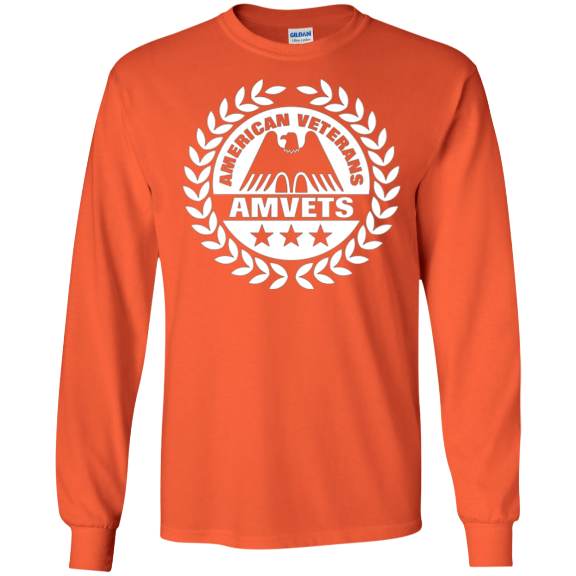 American Veterans AMVETS T-Shirt. Veterans Day Patriotic Tee