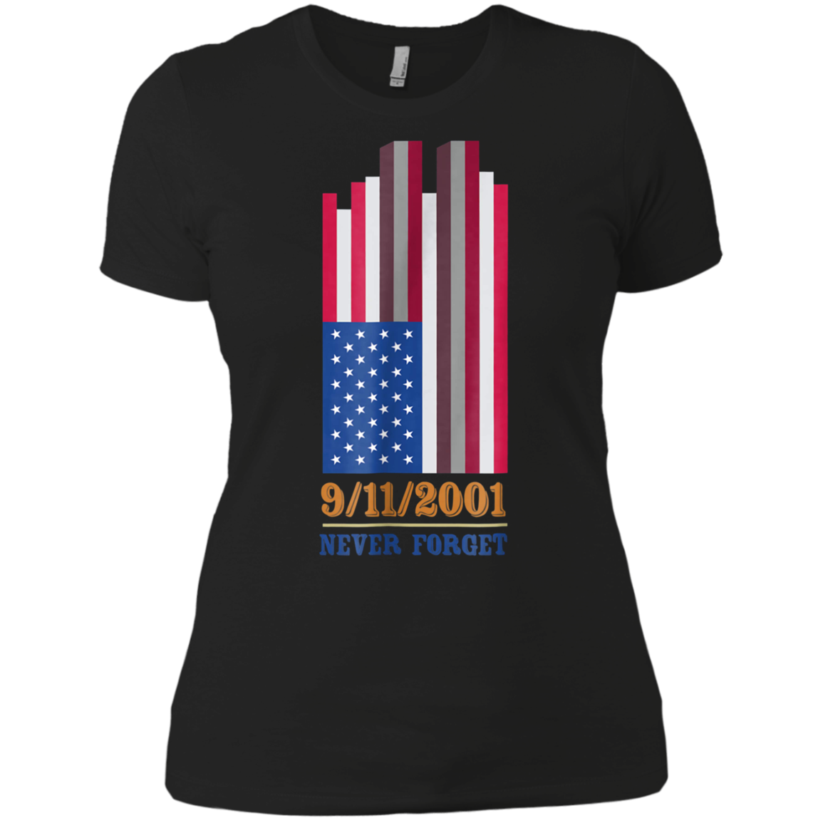 09-11-2001 Never Forget Twin Tower Was Attacked T-shirt